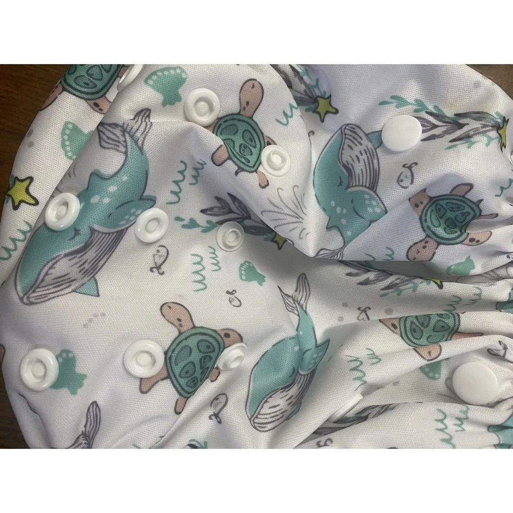 Lot of 2 - Baby Goal Reusable Eco-Friendly‎ Adjustable Size Cloth Diaper Cover